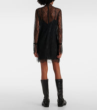 Frame Lace shift dress
