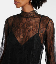 Frame Lace shift dress