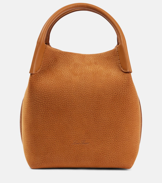 Loro Piana Bale Small leather tote bag. Shop Loro Piana Top-Handle Bags for women now.