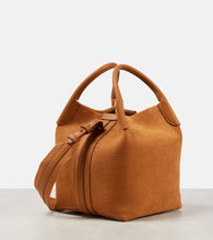 Loro Piana Bale Small leather tote bag