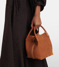 Loro Piana Bale Small leather tote bag