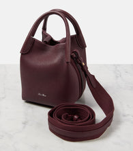 Loro Piana Bale Mini leather shoulder bag