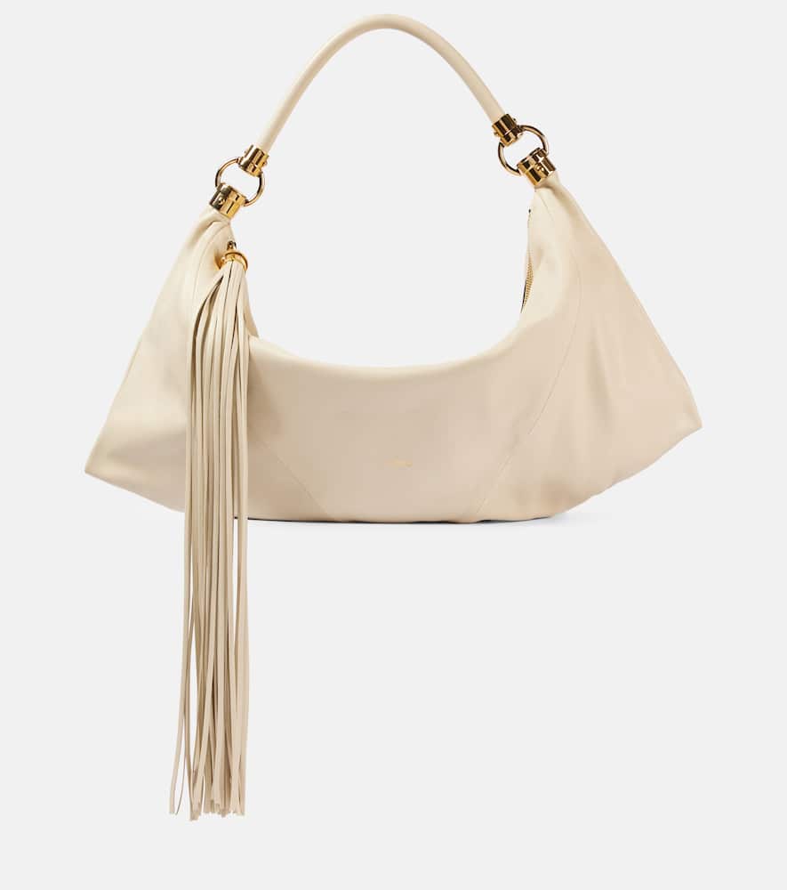 Chloe Foulard Medium leather shoulder bag. Shop Chloe Shoulder Bags for women now.
