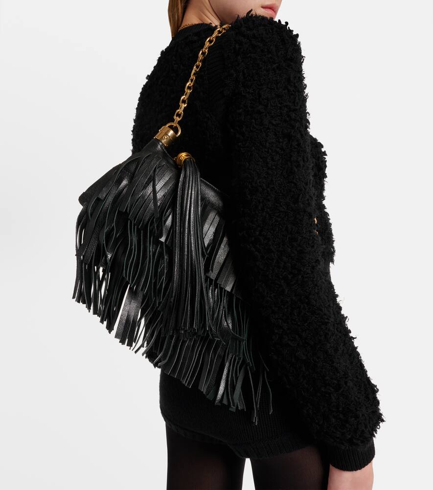 Chloe Chloe Foulard fringed leather shoulder bag