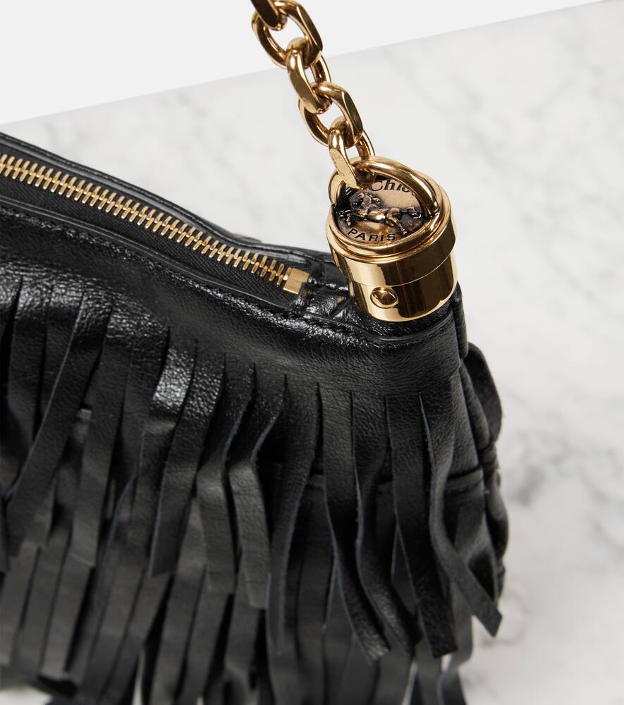Chloe Chloe Foulard fringed leather shoulder bag
