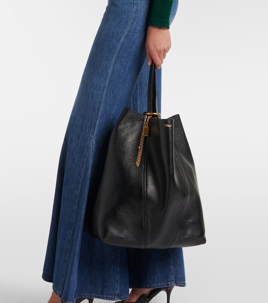 Chloe Chloe Spin Large leather tote bag
