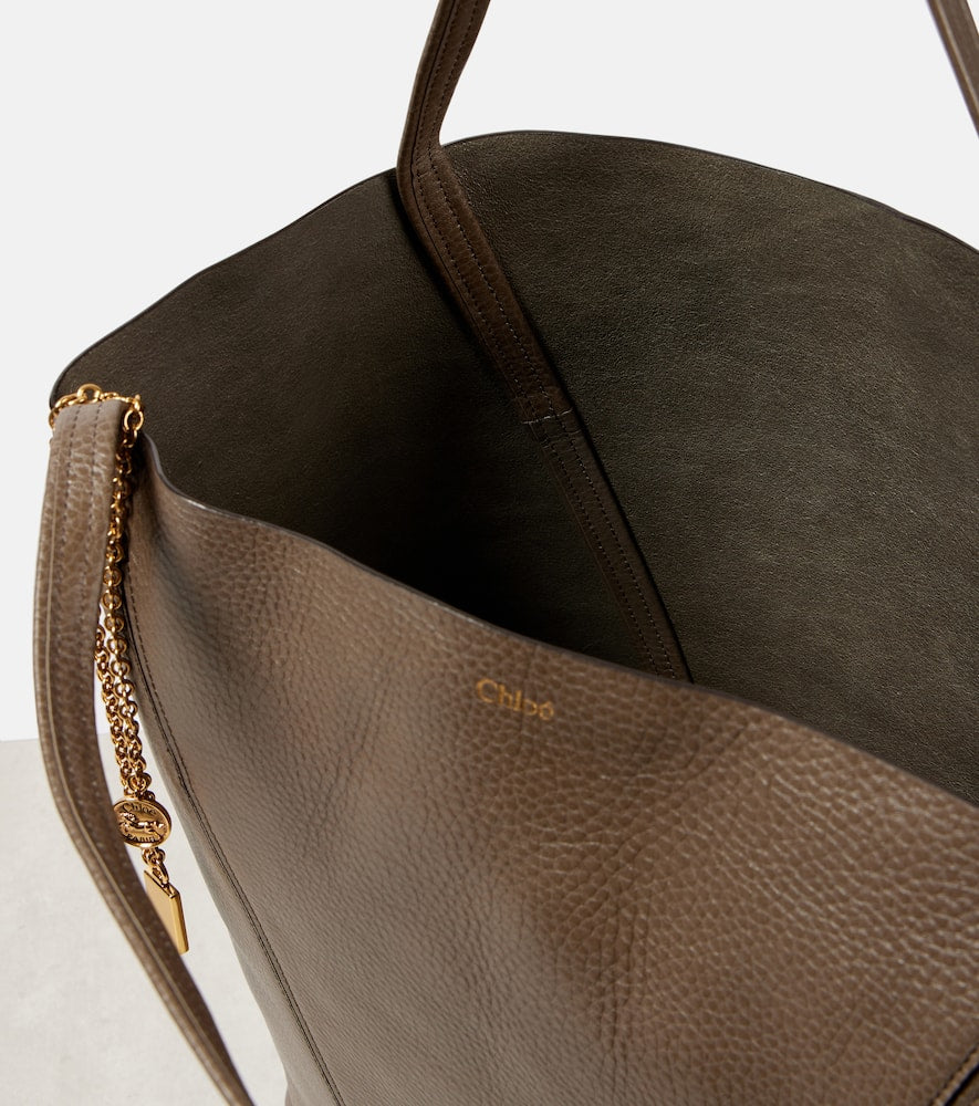 Chloe Chloe Spin Large leather tote bag