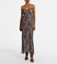 Blumarine Rebrod√É¬© lace midi dress