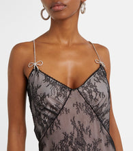 Blumarine Rebrod√É¬© lace midi dress