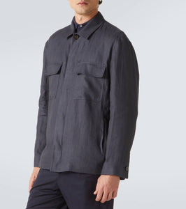 Lardini Linen overshirt