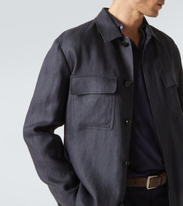 Lardini Linen overshirt