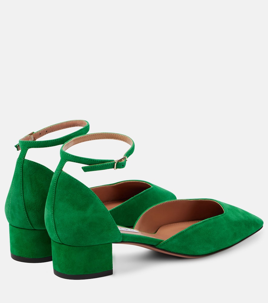 Aquazzura Asha 35 suede pumps