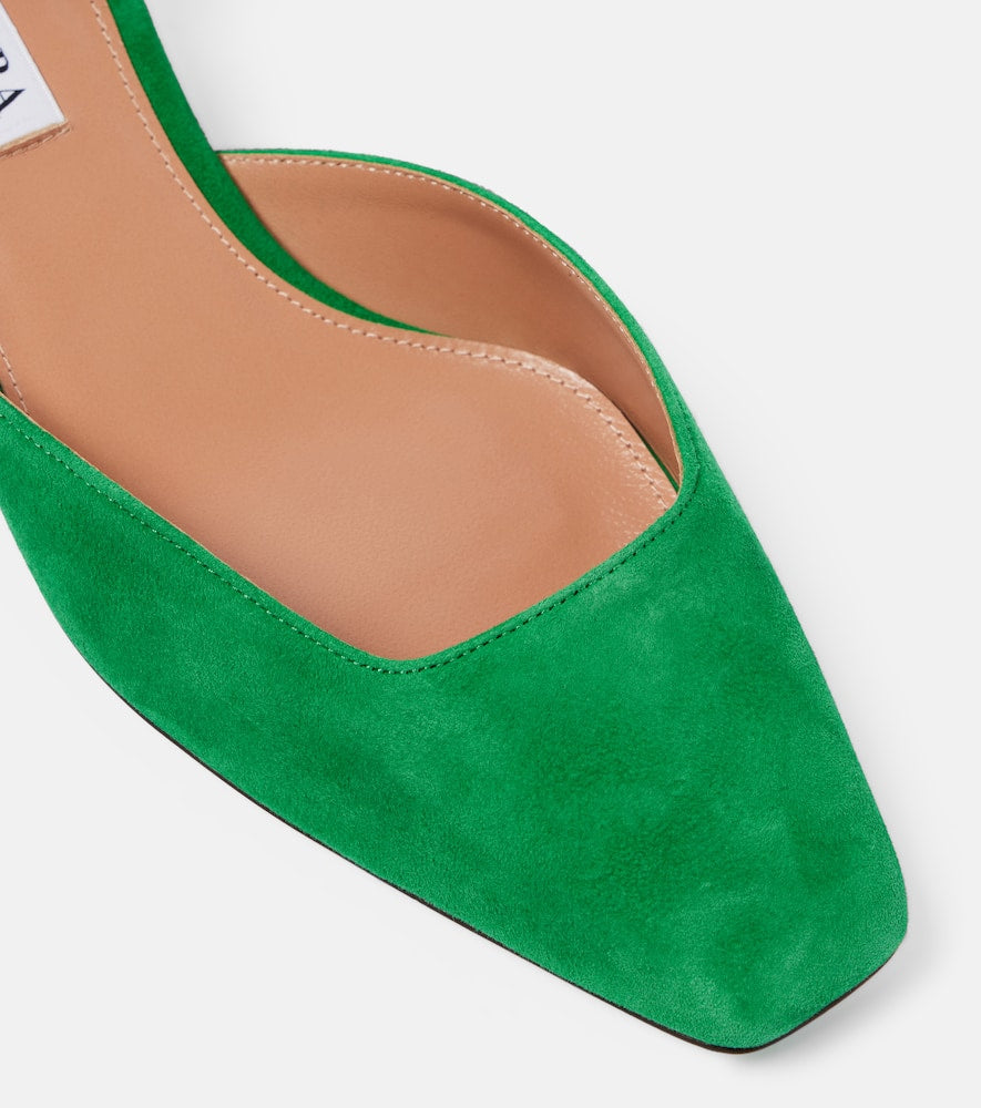 Aquazzura Asha 35 suede pumps