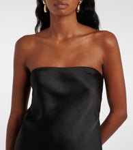 Norma Kamali Cr√É¬™pe satin minidress