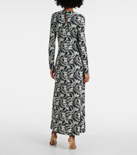 La DoubleJ Swing printed jersey midi dress
