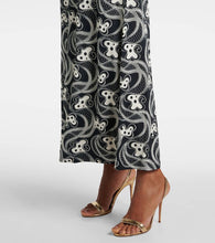 La DoubleJ Swing printed jersey midi dress