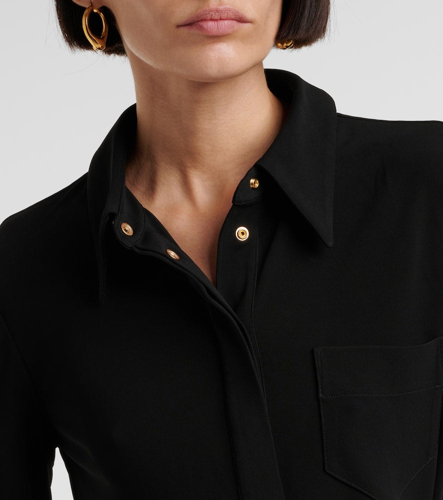 Tory Burch Belted jersey shirtdress
