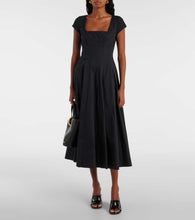 Staud Cotton poplin midi dress