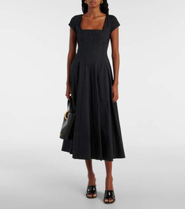 Staud Cotton poplin midi dress