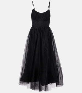Zimmermann Tulle corset midi dress
