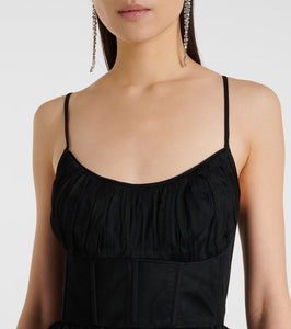 Zimmermann Tulle corset midi dress