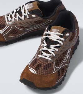 Bottega Veneta Orbit suede-trimmed sneakers