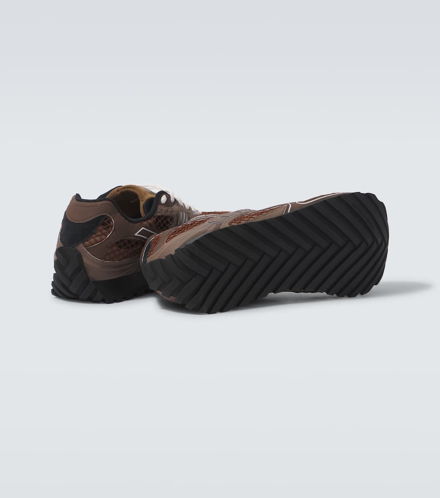 Bottega Veneta Orbit suede-trimmed sneakers