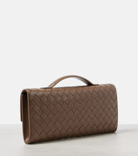 Bottega Veneta Andiamo Intrecciato leather clutch