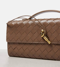 Bottega Veneta Andiamo Intrecciato leather clutch