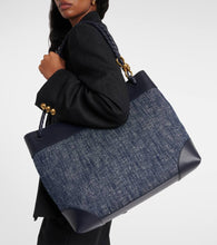 Bottega Veneta Andiamo Large denim tote bag