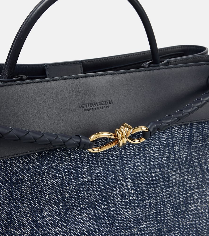 Bottega Veneta Andiamo Large denim tote bag