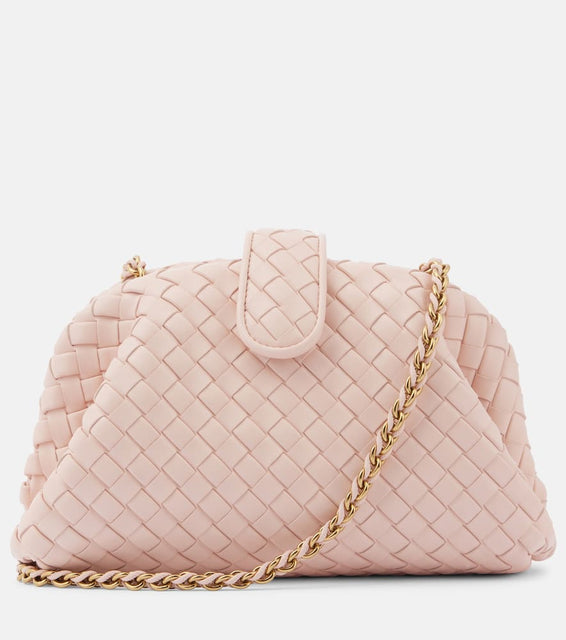 Bottega Veneta Lauren 1980 Intrecciato Small leather clutch. Shop Bottega Veneta Clutches for women now.