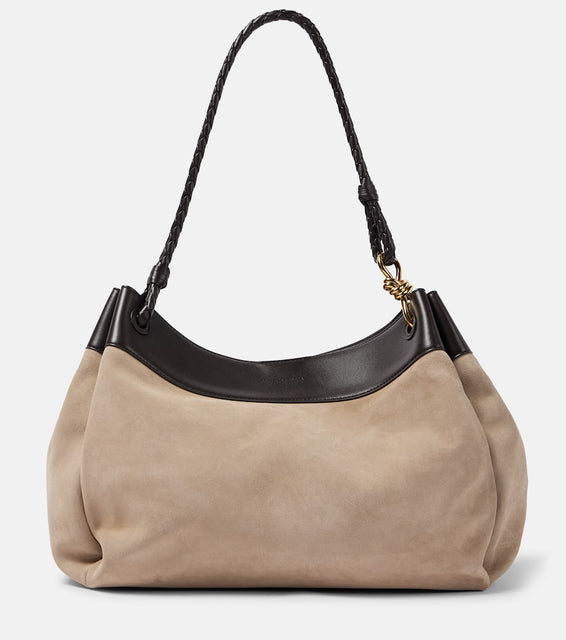 Bottega Veneta Parachute Knot Maxi suede tote bag. Shop Bottega Veneta Tote Bags for women now.