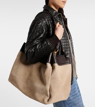 Bottega Veneta Parachute Knot Maxi suede tote bag