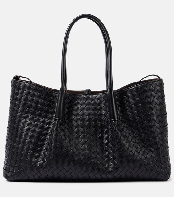 Bottega Veneta New Tote Intrecciato Large leather tote bag. Shop Bottega Veneta Tote Bags for women now.