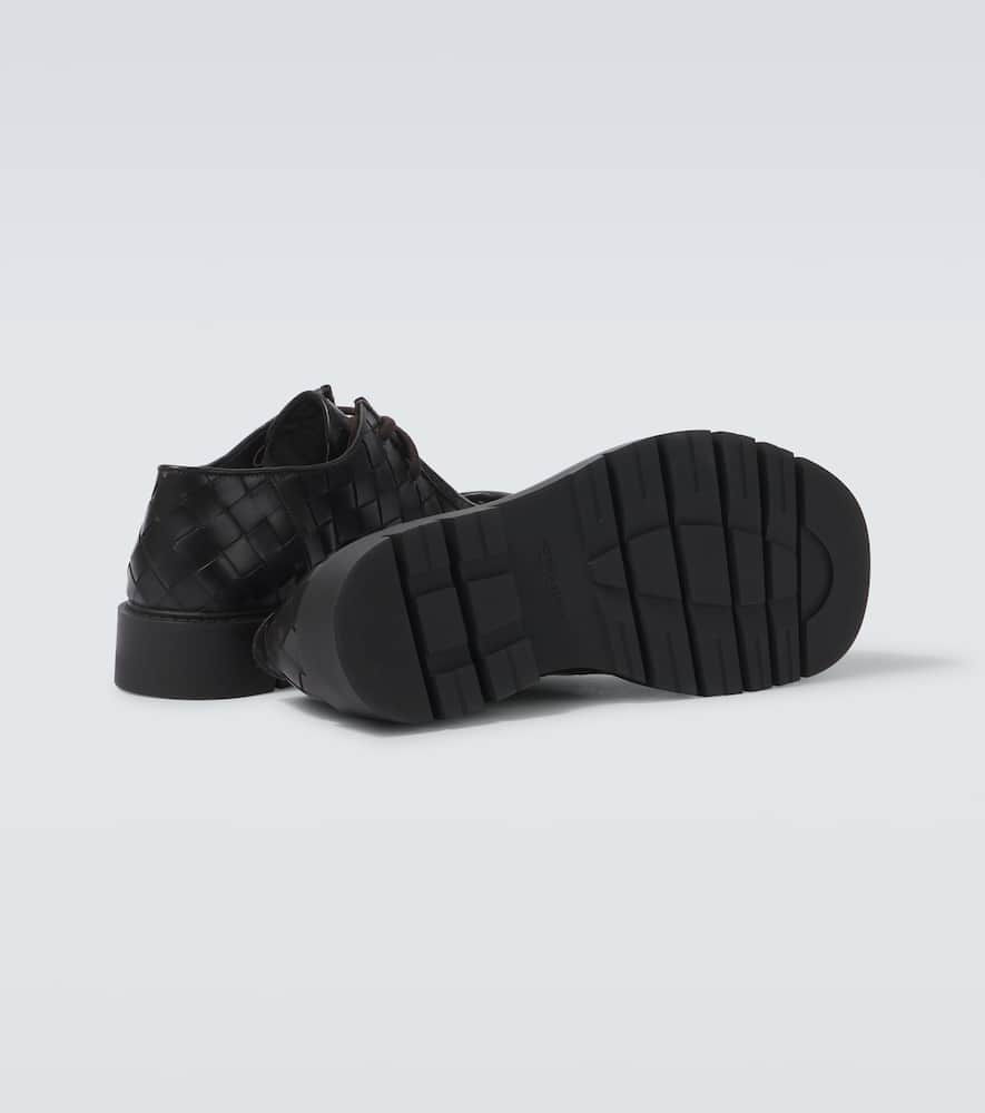 Bottega Veneta Haddock Intrecciato leather Derby shoes