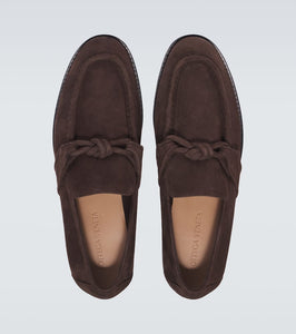 Bottega Veneta Astaire Knot suede loafers