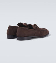 Bottega Veneta Astaire Knot suede loafers