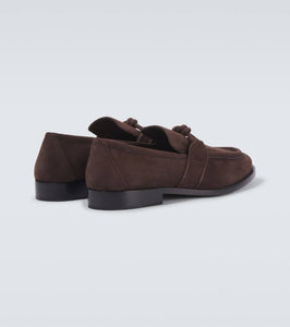 Bottega Veneta Astaire Knot suede loafers