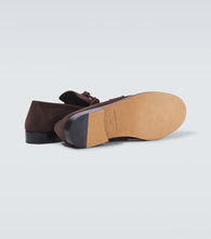 Bottega Veneta Astaire Knot suede loafers