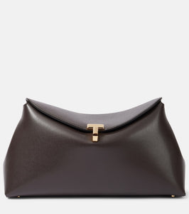 Toteme T-Lock Small leather clutch. Shop Toteme Clutches for women now.