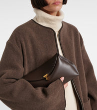 Toteme T-Lock Small leather clutch