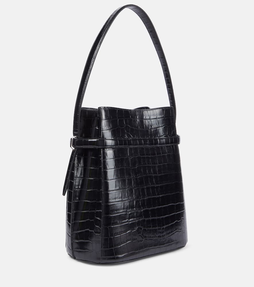 Toteme Belted Medium croc-effect leather tote bag