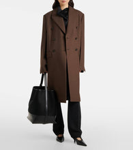 Toteme Leather-trimmed doubl√É¬© tote bag