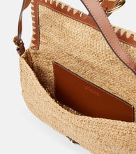 Staud Harlow raffia shoulder bag