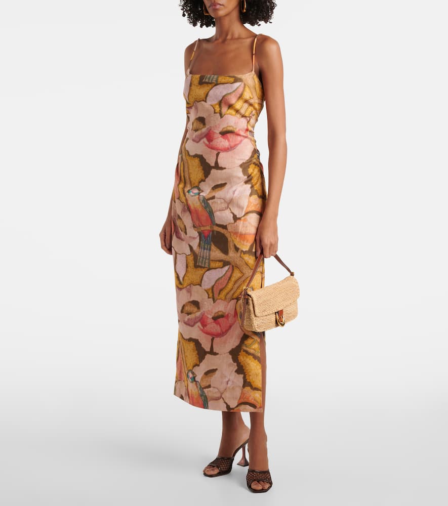 Staud Harlow raffia shoulder bag