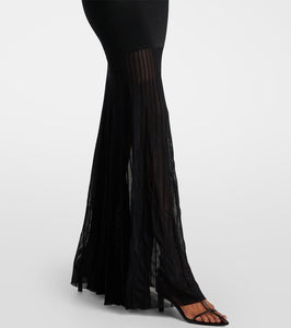 SIR Indigo Twist one-shoulder maxi dress