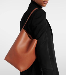 The Row Park N/S Medium leather tote bag