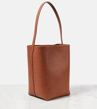 The Row Park N/S Medium leather tote bag