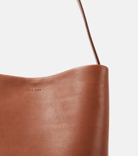 The Row Park N/S Medium leather tote bag